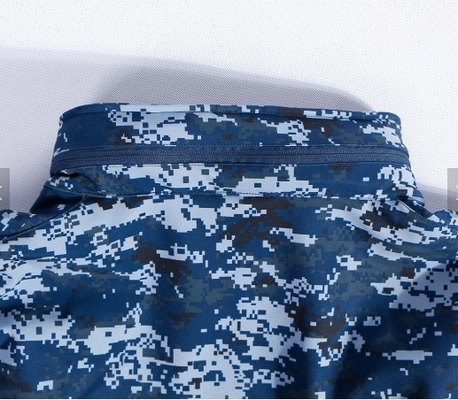 濃紺の軍服220gsm-230gsm M-XXXLを並べるポリエステル